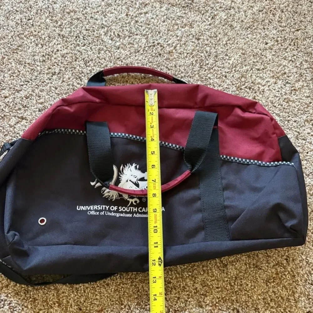 University of South Carolina Red and Black Duffle Bag Fighting Gamecocks
